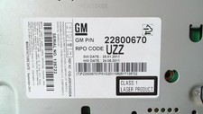 Autoradio Chevrolet CRUZE