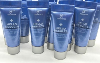 IT Cosmetics Hello Results wrinkle reduce retinol serum cream .17oz 10X = 1.7oz