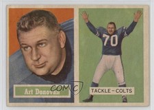 1957 Topps Art Donovan #65 HOF 0i5i