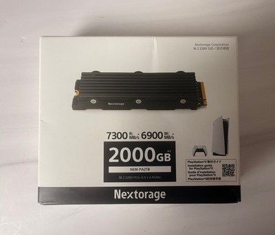 【新品未開封】 Nextorage 2TB M.2 SSD NEM-PAC2TB 💎 NEXTORAGE Japan 2TB Gen4 NVMe M.2 SSD | PS5 Ready | (NEM-PA2TB