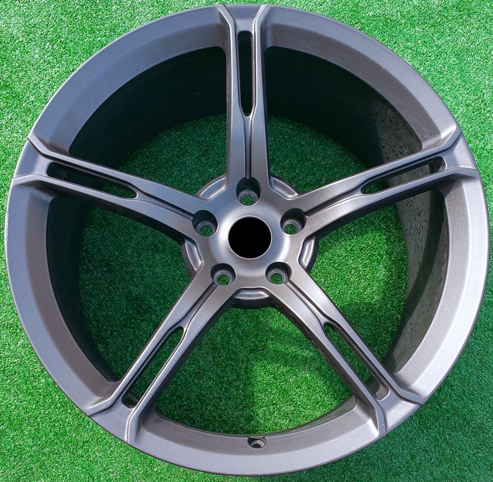 4 PERFECT Factory McLaren 650S Lightweight Wheels OEM Forged MP4-12C Stealth Set