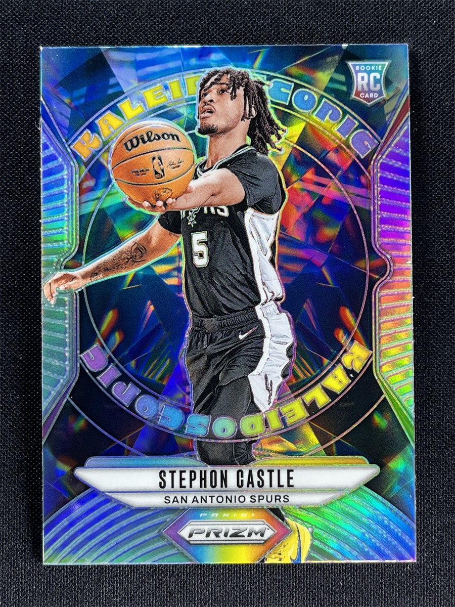 2024-25 Panini Prizm Stephon Castle #19 Silver Prizm Kaleidoscopic Rookie RC