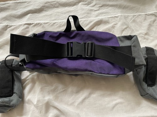 Vtg 90s MUDD-N-FLOOD TAOS Purple Waist Fanny Hike Day Pack Hiking Outdoor - Picture 5 of 12