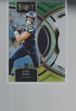2023 Panini Select - Premier Level Jake Bobo #149 Yellow & Green Prizm Die-Cut