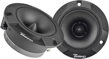 TPT-ST2 Black Slim Super Tweeter, 600 Watts 4 Ohm, 105 dB, 1 in Voice Coil, 3.85