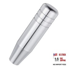 5" Heavy Weighted Shifter Knob, Aluminum Alloy Car Gear Lever Stick Silver