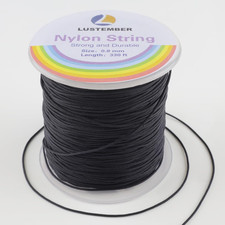 0.8mm Nylon String, Strong Bracelet String, Durable Nylon Cord for Jewelry Makin