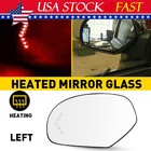 Mirror Glass Power Heated Plastic Backed Driver Side Left for Cadillac Chevy GMC