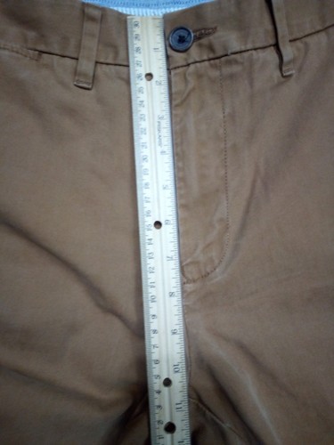 Tommy Hilfiger Chino Hose Herren 36/34* Caramel Custom Fit Flatfront Freizeit - Bild 22 von 24