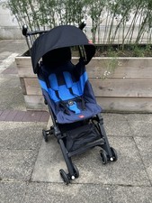 GB Pockit+ All-Terrain Pushchair + Raincover – Night Blue – Compact Travel Fold