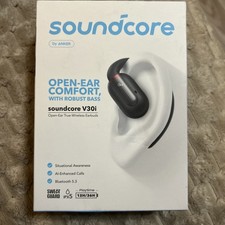 Soundcore V30i Open-Ear Headphones Lightweight Ergonomic Ear Hooks Sport Earbuds