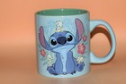Disney Lilo and Stitch Silver Buffalo Blue Floral Ducks Ceramic Coffee Mug Cup 2 — photo 2