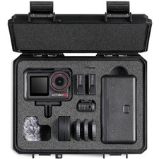 Portable Waterproof Hard Case for DJI Osmo Action 5 / 4/ 3 Action Fits Standa...