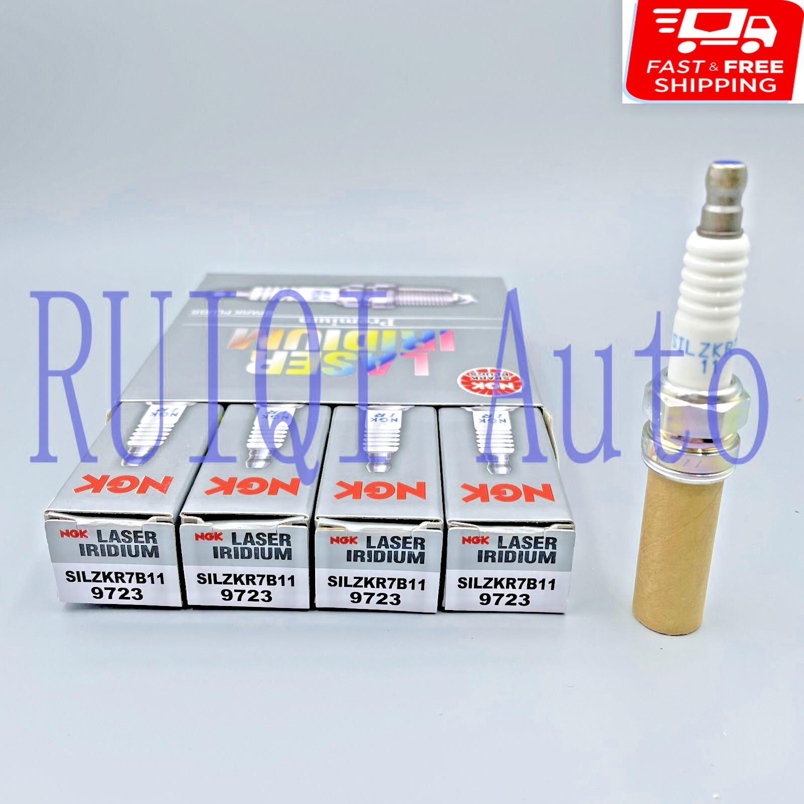 4Pcs NGK SILZKR7B11 9723 Laser Iridium Spark Plugs For Hyundai Elantra Santa Fe