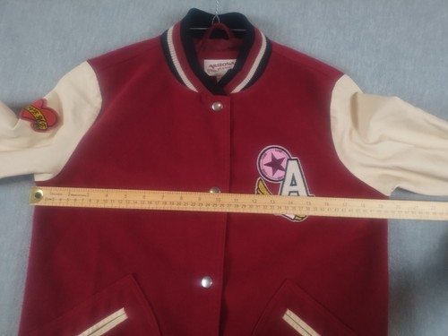 Arizona Jeansjacke Varsity Youth Medium bunt gefüttert Druckknopf - Bild 16 von 19