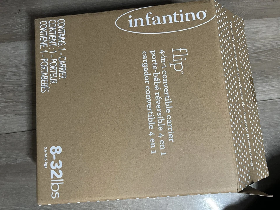 Portabebés Convertible Infantino Flip Advanced 4 en 1 Bebé Recién Nacido Negro Foto 2 de 4