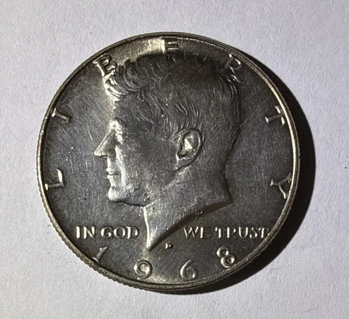 1968-D Kennedy Half Dollar 40% SILVER MINT UNCIRCULATED GEM US MINT..