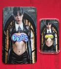 SEXY! Wednesday Adams - 1 troy oz .999 Fine Silver Colorized Bar COA # /100