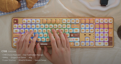 COX C108 3-Mode Wireless/Wired Mechanical Keyboard ChoKan Edition