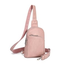 RFID Anti Theft Crossbody Bags for Women Travel Small Sling Bag Rfid-blush