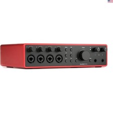 4th Gen USB-C Audio Interface with 4 Mic Preamps - Seamless Multitrack Recording