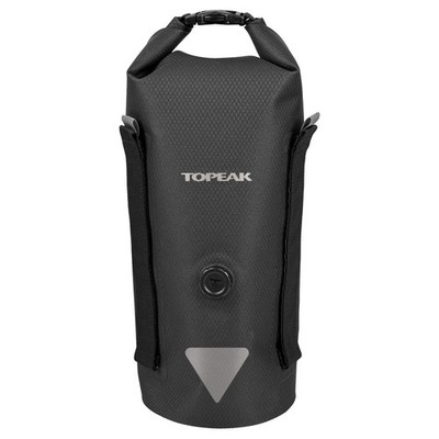 Topeak Fahrrad Packsack Fork DryBag 4L Schwarz Seitentasche Transport Neu Gabel