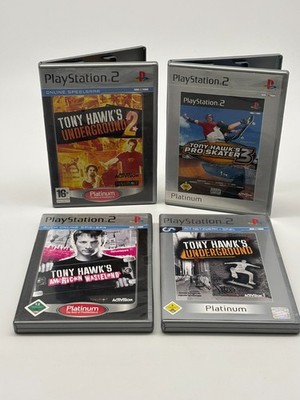 PS2 Playstation 2 Tony Hawk´s Pro Skater 3 Underground + 2 + American Platinum