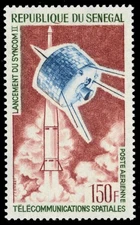 SENEGAL C39 - Communication through Space "Syncom 2 Satellite" (pc35223)