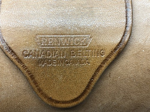 Vintage Leder Renwick Canadian Belting Leder Aktentasche Klapptasche - Bild 13 von 15
