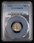 1945 S Mercury Dime 10c- PCGS MS66FB Full Bands San Francisco