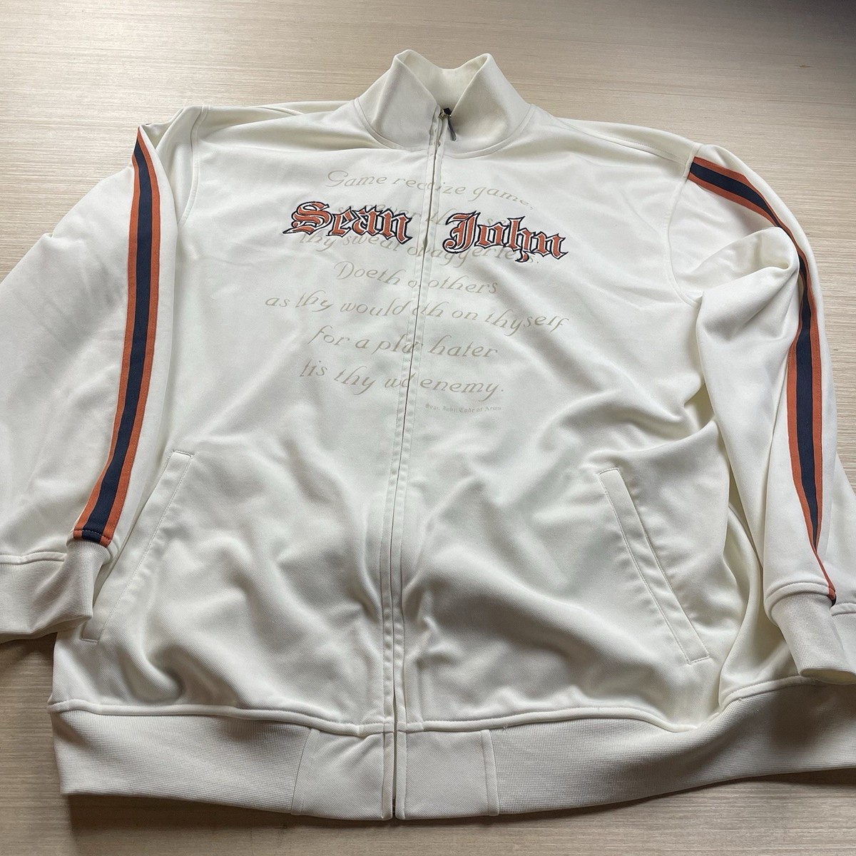 Sean John Track Jacket Vintage Y2K Men's 3XL Cyber Mall Goth Sean John Track Jacket Vintage Y2K Men's 3XL Cyber Mall Goth