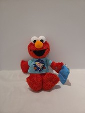 2010 Hasbro Sesame Street Talking Elmo Sleepy Time Plush Doll 12" Tested Working