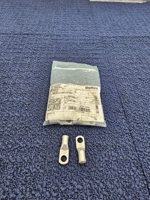 (QTY 10) Molex 0192210231 CONN RING FLAT 4AWG #5/16 CRIMP