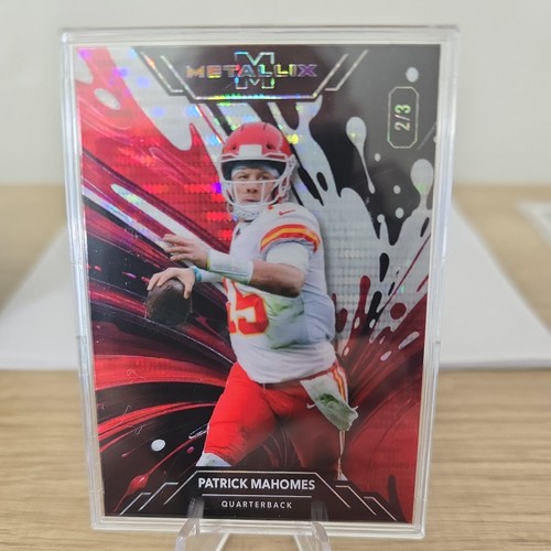 Wild Card 2025 Metallix Patrick Mahomes Kansas City Serial Numbered 2/3