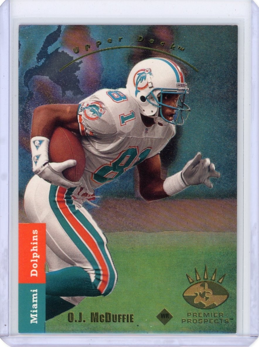 1993 UPPER DECK SP O.J. MCDUFFIE #7 MIAMI DOLPHINS