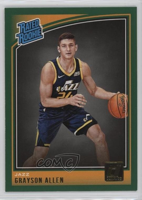 2018 Panini Donruss Rated Rookies Green Flood Grayson Allen #156 Rookie RC 11z5