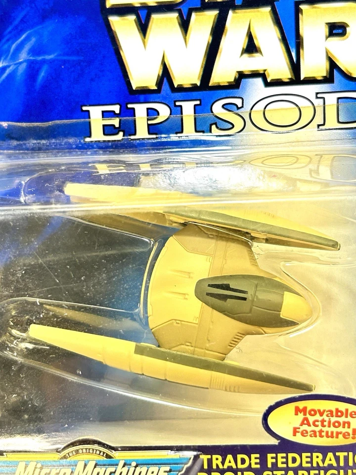 1999 Micro Machines Star Wars Episode I Trade Federation Droid Starfighter - Image 2 of 4