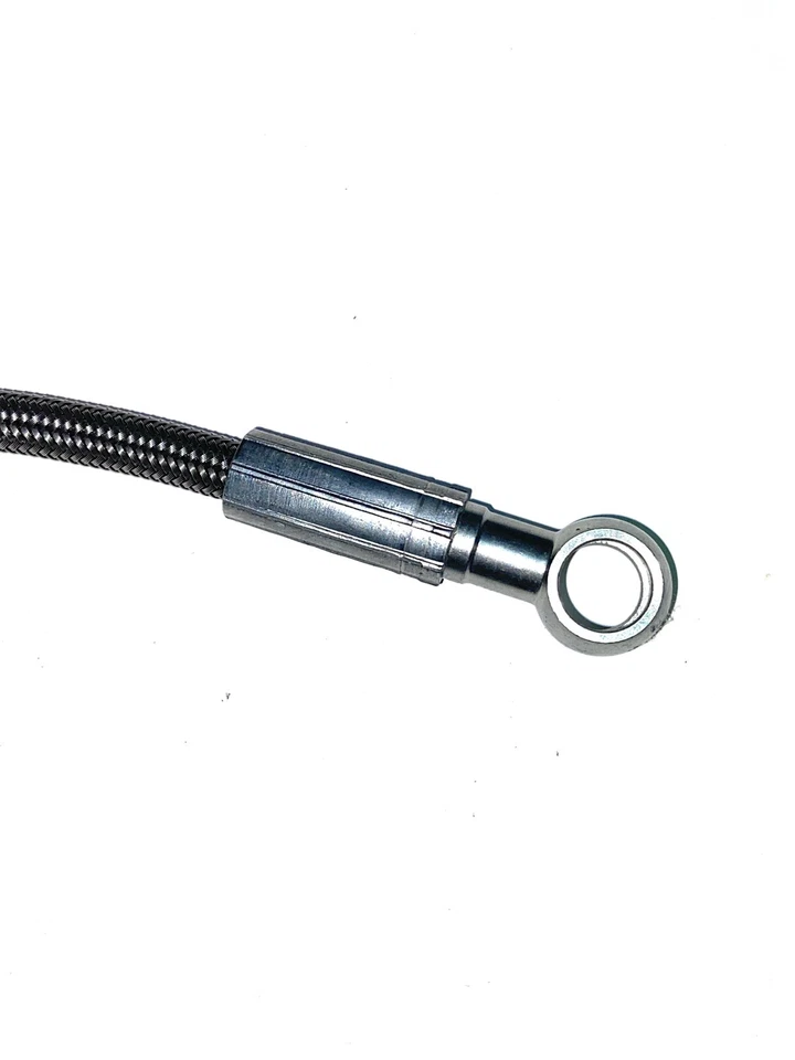 Tubo In Treccia Metallica Mandata Olio Per Turbina Garrett  TD04 - IHI - 1446 - Immagine 2 di 3