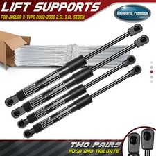 4pcs Front Hood Rear Trunk Lift Supports Shocks Struts For Jaguar X-type 02-08