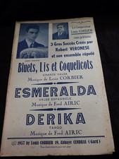 Partition Bluets Lis et coquelicots Corbier Esmeralda Airic Derika Sheet Music