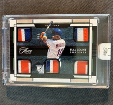 2024 Panini Three & Two RONNY MAURICIO #7/8 RC Full Count Patch NY Mets