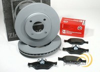Zimmermann Bremsscheiben 283 Mm BremsbeläGe Vorne FüR Peugeot 5008