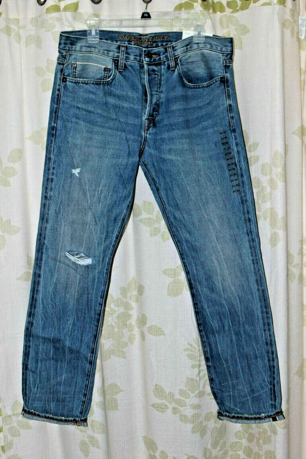 American Eagle AEO Men's Premium Selvedge Denim Slim Fit Jeans RARE NEW 32x32