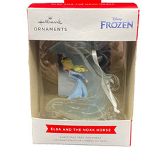 NIB Hallmark Disney Frozen Elsa and the Nokk Horse Christmas Tree Ornament