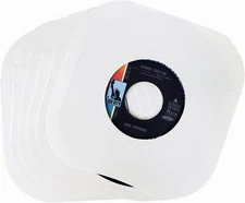 7 Inches Record Inner Sleeves, 40 Pack Acid-Free Paper Vinyl Inner... 
