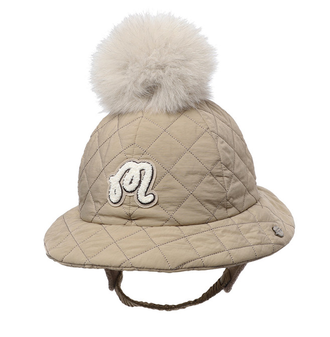 [Malbon Golf] Quilted Bucket Hat BEIGE (WOMAN)