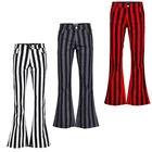 NEW RETRO 60s 70s 80s 90s MOD STRIPE FLARES JEANS Bellbottoms Holy Roller MC105