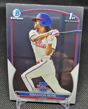 2023 Bowman Chrome 1st Prospect #BCP-128 EMAARION BOYD Rookie Rc Phillies