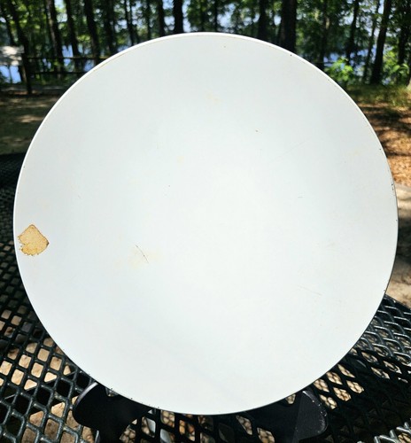 Vintage Mid-century Round Metal Barbecue Serving Trays Set Of 2 - Picture 24 of 24
