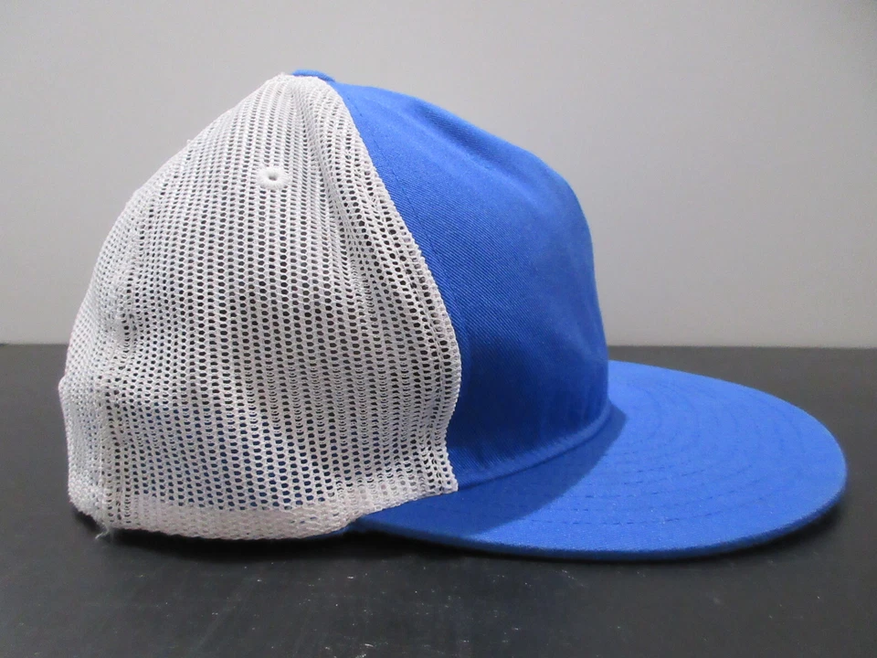DC Shoes Sombrero Gorra Snap Back Azul Blanco Patinador Patinaje Camionero Para Hombres Foto 4 de 4
